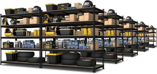 PrimeZone 48" x 24" x 72" Heavy Duty Storage Shelves, 5 Tier Adjustable Garage by PrimeZone
