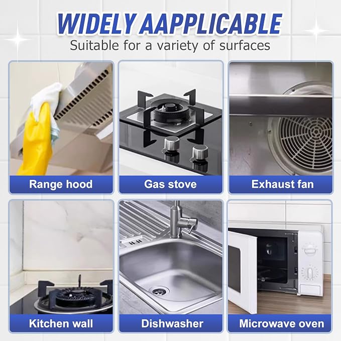 Kitchen Heavy Oil Cleaner, 2025 Newly Upgraded Heavy Duty Oil Stain Remover - Image 7
