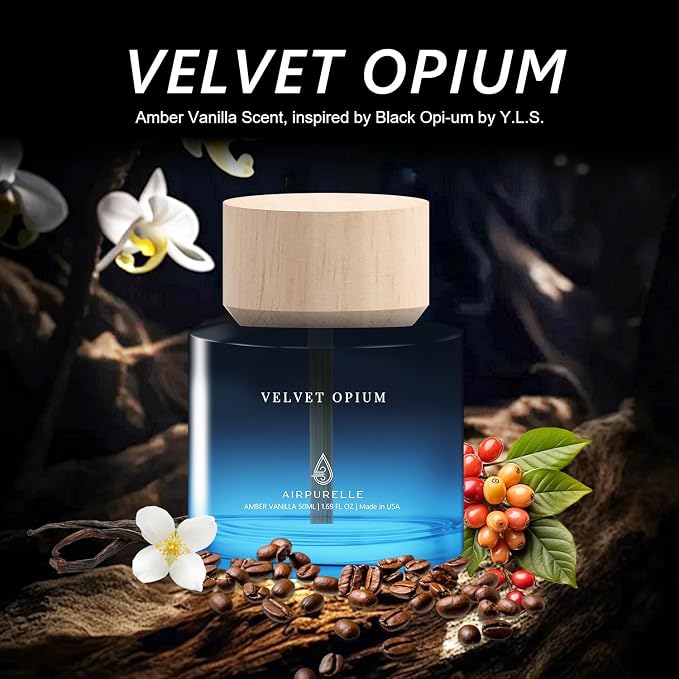 Car Air Freshener for Men & Women – Long-Lasting Amber Vanilla Essential Oil - Image 3