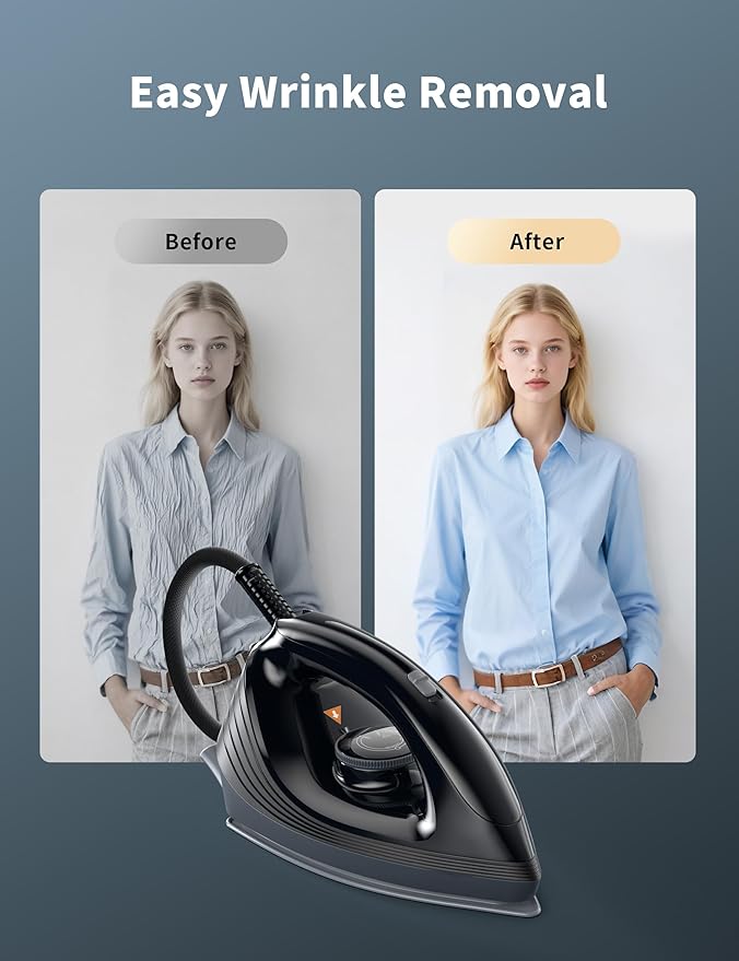 Sundu Iron Steamer for Clothes, 1600W Steam Station Professional Steam Iron For - Image 5