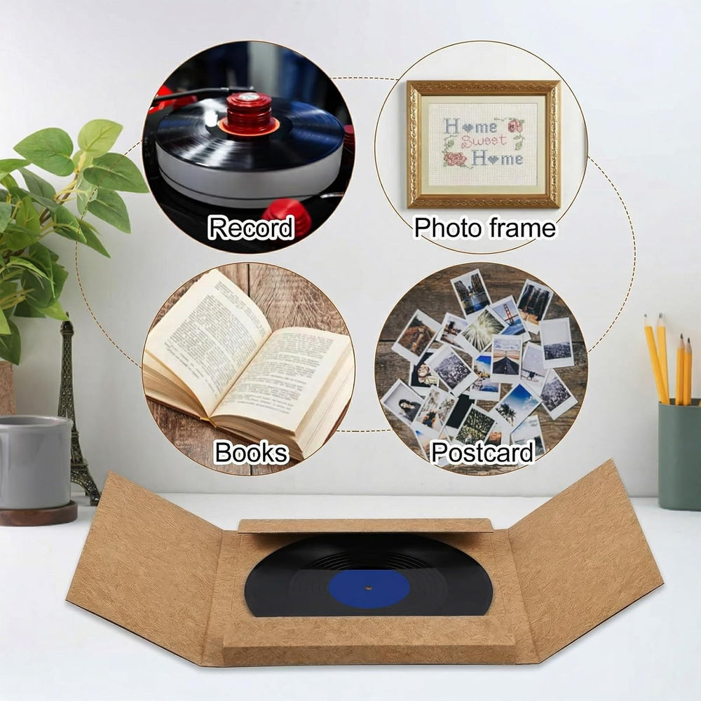 18 Set Vinyl Record Mailers 12.9 x 12.9 x 1" Shipping Boxes Brown Easy F...