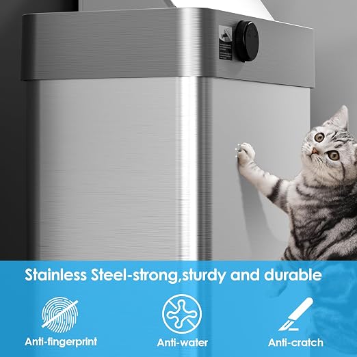 TLSUNNY 18.5 Gallon Motion Sensor Trash Can, Touchless Automatic Garbage Can - Image 5