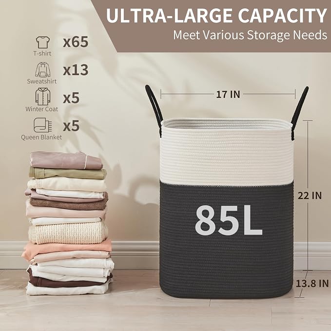 Laundry Basket with Handles - Image 3