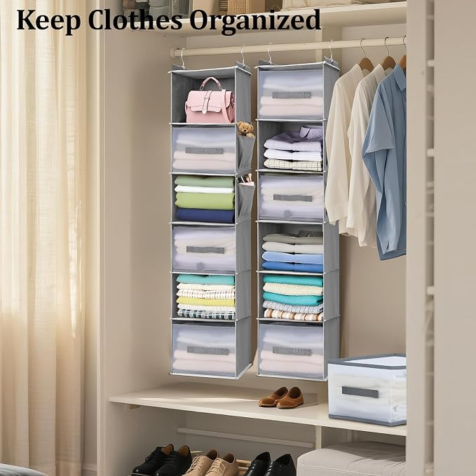 6-Tier Hanging Closet Organizer - Image 5