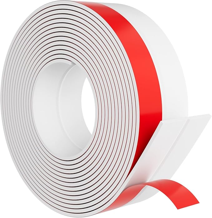 Heavy-Duty 20 ft x 2 in Weather Stripping, Door Draft Stopper Silicone Seal by Elvone