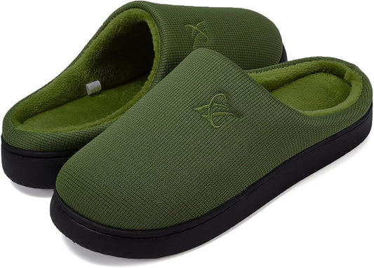 Memory Foam Slippers for Women's and Men's Casual House Shoes by landeer