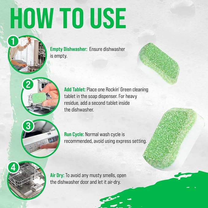 Rockin' Green Deep Cleaning and Deodorizing Tablets - Image 3