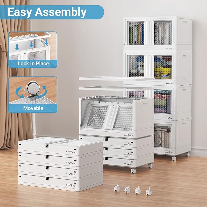 BROVIEW 300Qt Stackable Storage Bins - Image 3