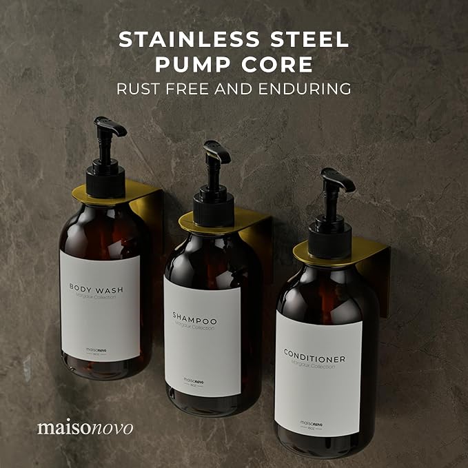 MaisoNovo Shampoo and Conditioner Dispenser - Image 4