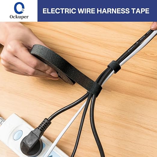 Wire Harness Tape, 0.98＂x 49FT 5 Rolls, Wiring Loom Harness, Self-Adhesive Felt - Image 8