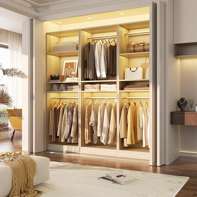 Unikito 25” Closet System, Freestanding Closets Organizer Wardrobe - Image 2