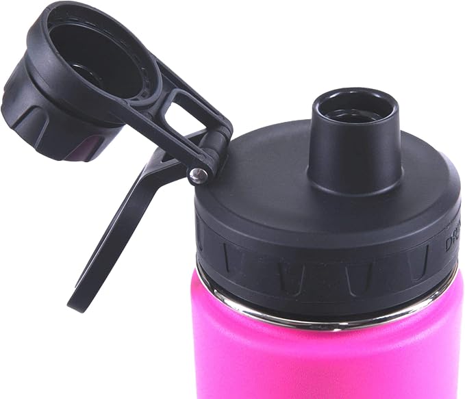DRINCO Stainless Steel Water Bottle Spout Lid Vacuum Insulated Double Wall - Image 3