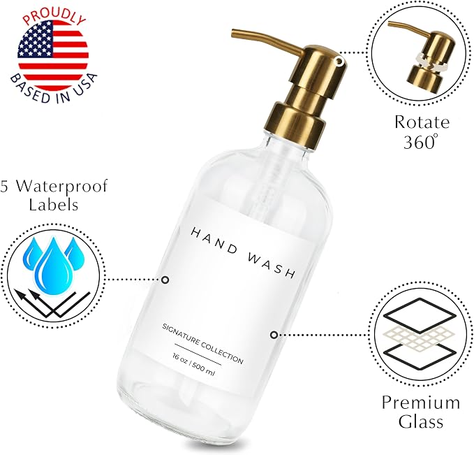 Emerson Essentials Soap Dispenser, Dish Bottles - Image 3