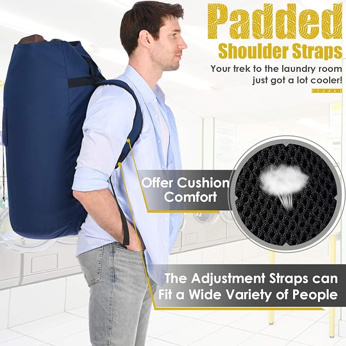 Laundry Bag Backpack Extra Large, 115L Laundry Backpack - Image 3