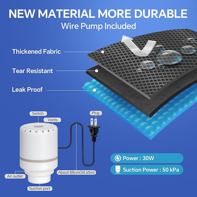 5 Jumbo + 5 Large Tear-Proof Vacuum Storage Bags - Image 3