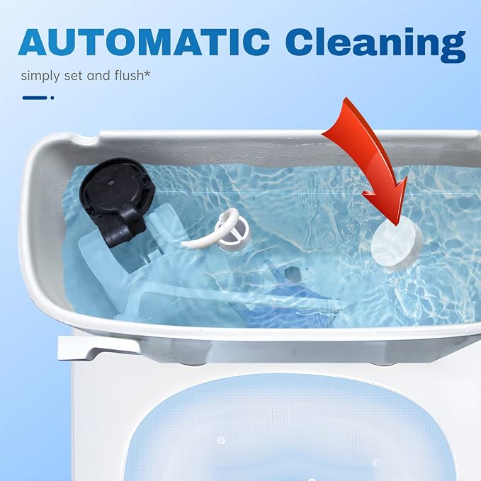 Vacplus Toilet Bowl Cleaner Tablets 12 PACK, Automatic Toilet Bowl Cleaners - Image 5