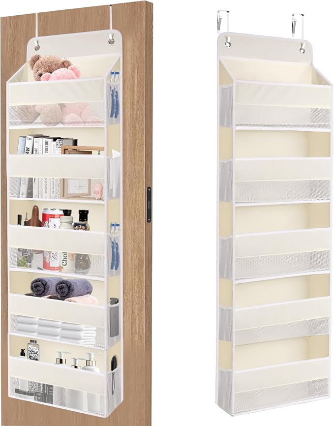 QINGUANG Over The Door Organizer, Hanging Organization and Storage, Behind Door by QINGUANG