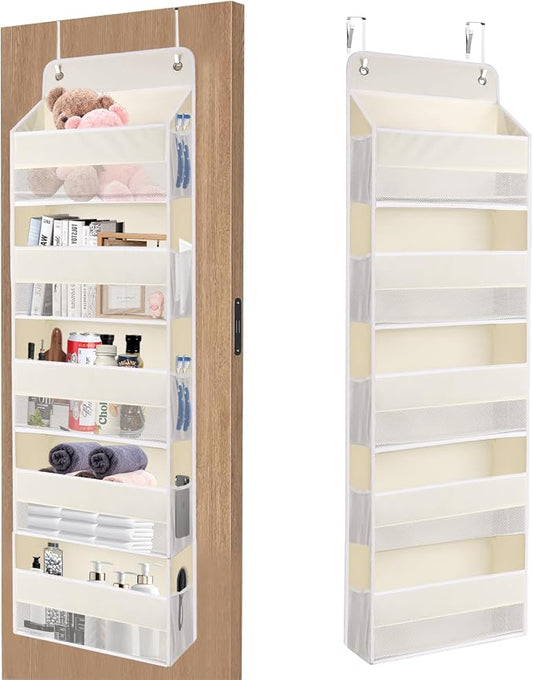 QINGUANG Over The Door Organizer, Hanging Organization and Storage, Behind Door by QINGUANG