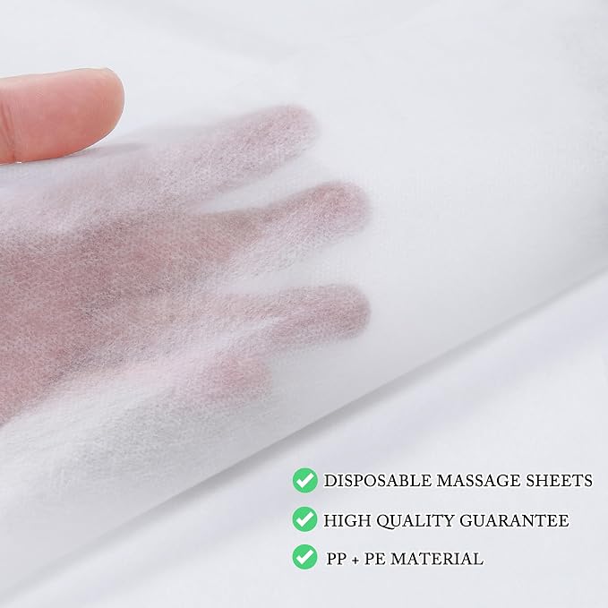 Disposable Bed Sheets 100 Pcs 31" x 71" Massage Table Sheets Non Woven Fabric - Image 6