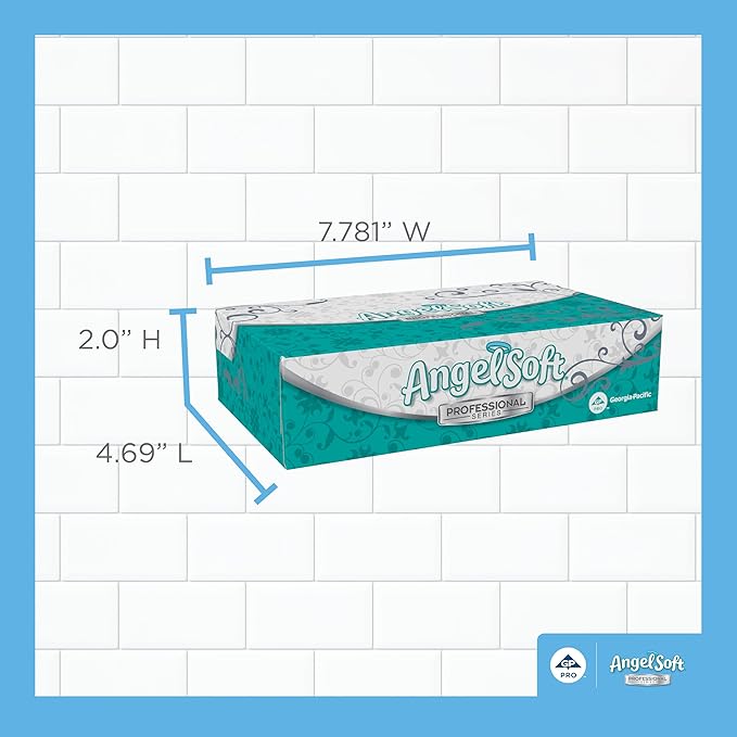 Georgia-Pacific Angel Soft Professional Series 2-Ply Facial Tissue, 100 Sheets - Image 4