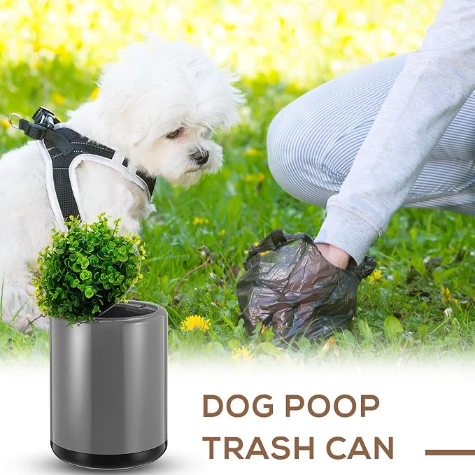 Dog Poop Trash Can Outside 13 L/ 3. 4 Gal Dog Waste Trash Can - Image 6