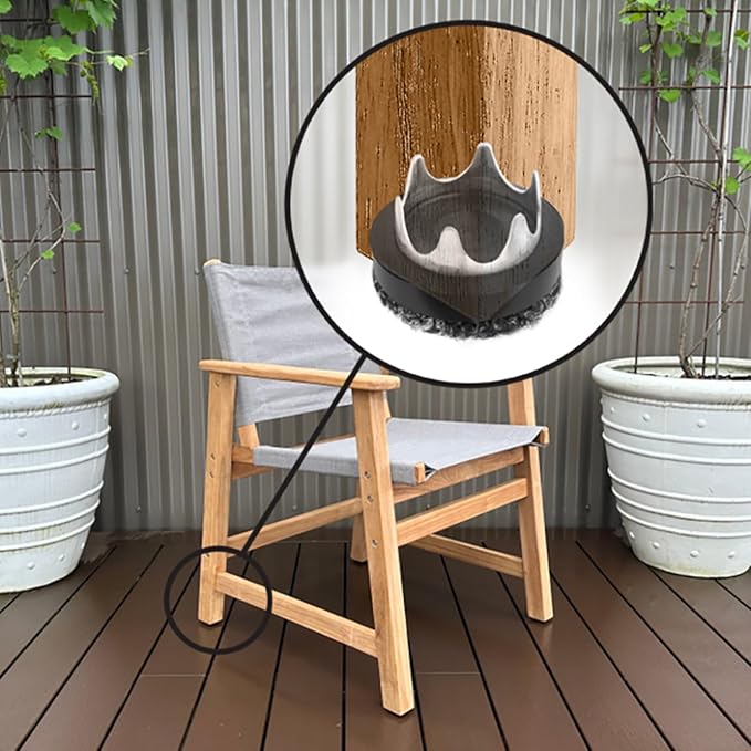 Gorilla Outdoor 1 inch Furniture Feet Floor Protectors/Weatherproof Berber - Image 3