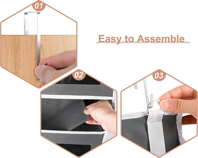 5-Tier Over The Door Storage Organizer - Image 6