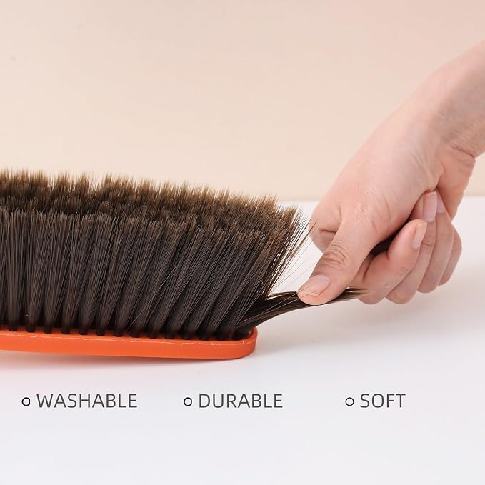 1 Pack 15" Soft Bristle Hand Broom, Counter & Couch Brush, Dusting & Hair - Image 6
