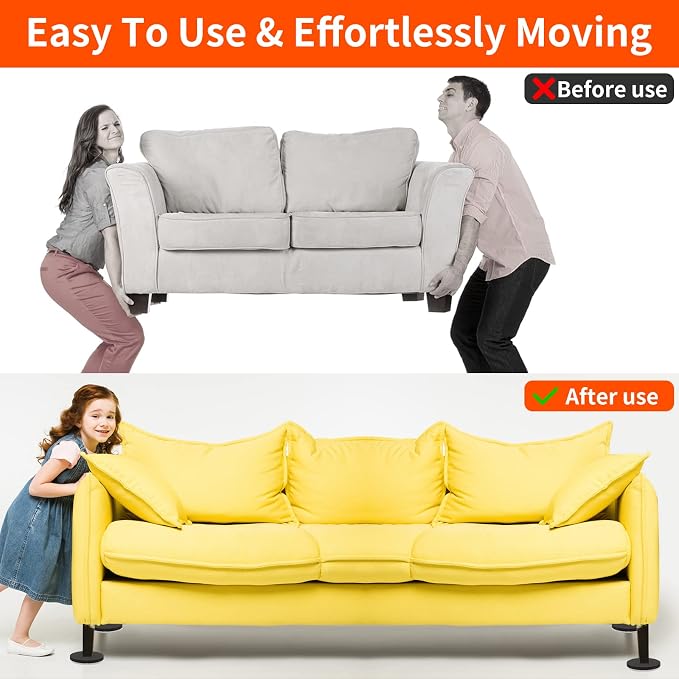 Ezprotekt 3.5" Felt Furniture Movers Sliders - Image 4