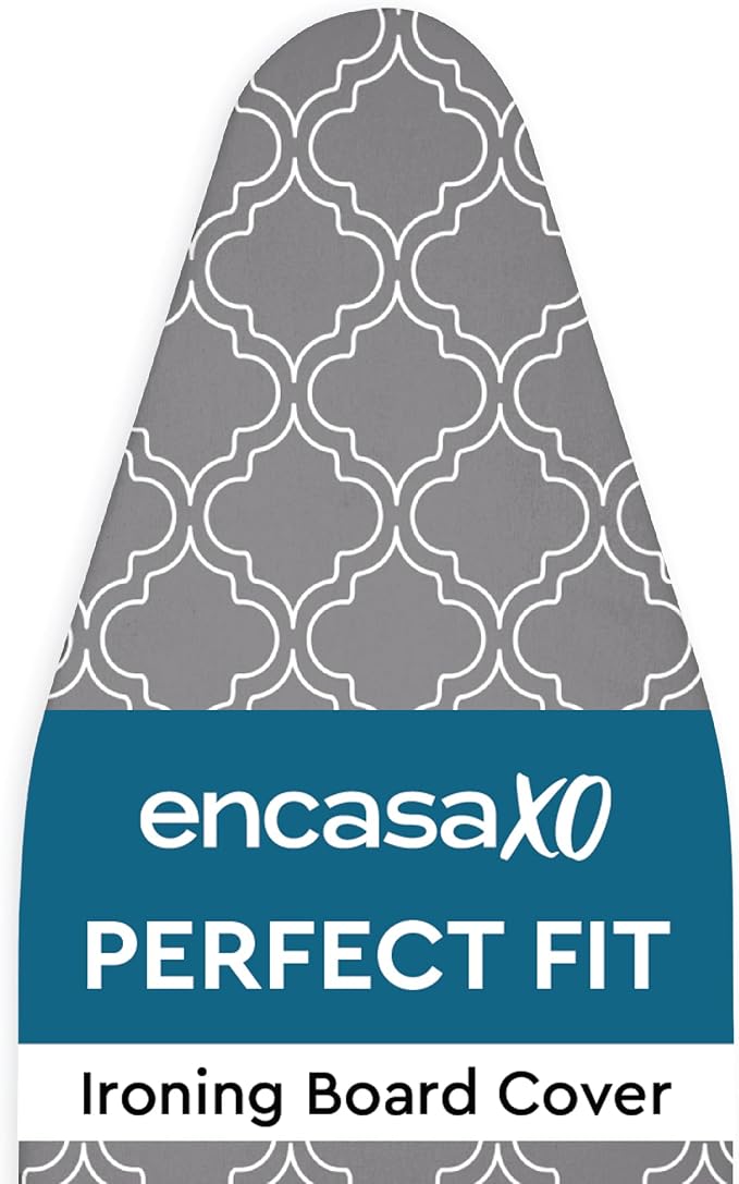Encasa XO Ironing Board Cover and Pad 54"x15" by EncasaXO