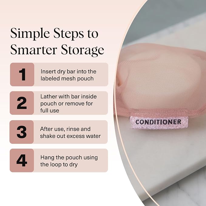 Kitsch Bar Soap Saver Bag – Patented Mesh Bag Soap Holder - Image 7
