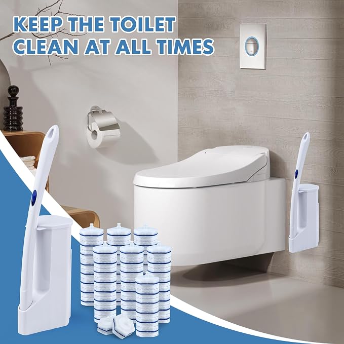 COBETE Disposable Toilet Brush Wand 2 Kit - Image 6
