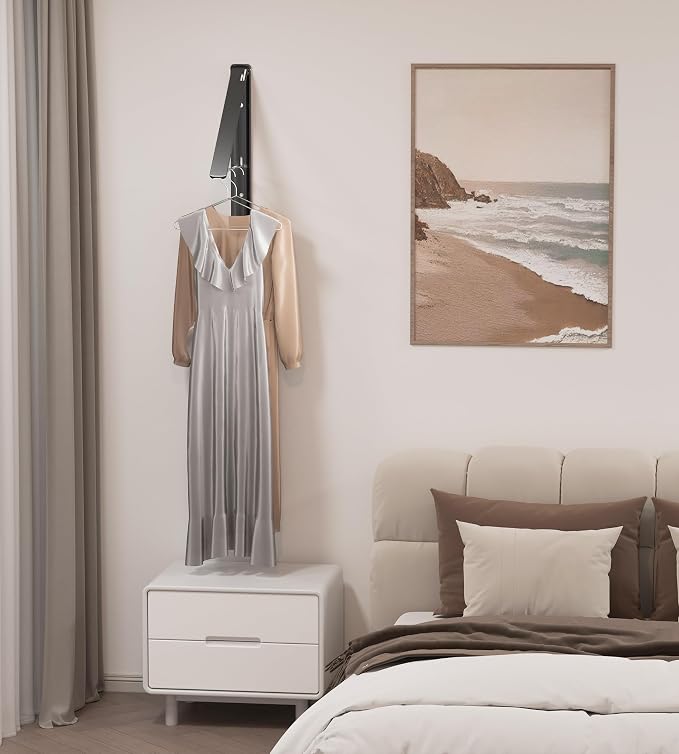 Dr.DJ Clothes Drying Rack, Wall-Mounted Retractable & Foldable Clothes Hanger - Image 6