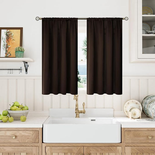 BGment Short Blackout Curtains 40 Inches Length - Image 2