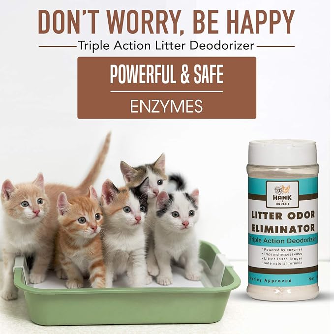 Extreme Enzyme, CAT Litter Odor Eliminator. Triple-Action Deodorizing Powder - Image 3