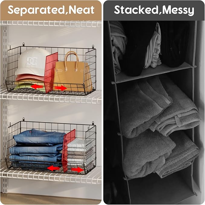 3 Tier Closet Hanging Shelves - Image 5