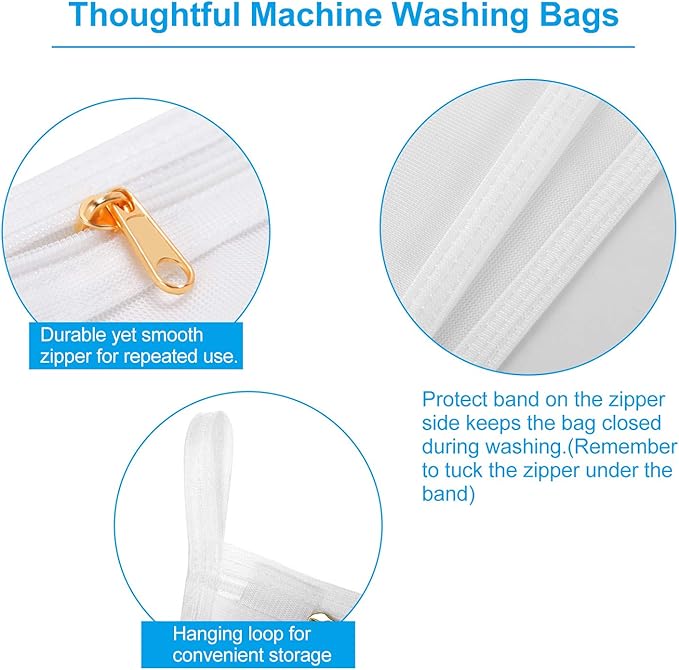 GOGOODA Delicates Laundry Bags, Fine Mesh Wash Bag - Image 5