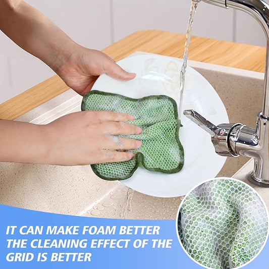 KinHwa Kitchen Washcloths for Dishes Absorbent Microfiber Dish Cloths Quick Dry - Image 2