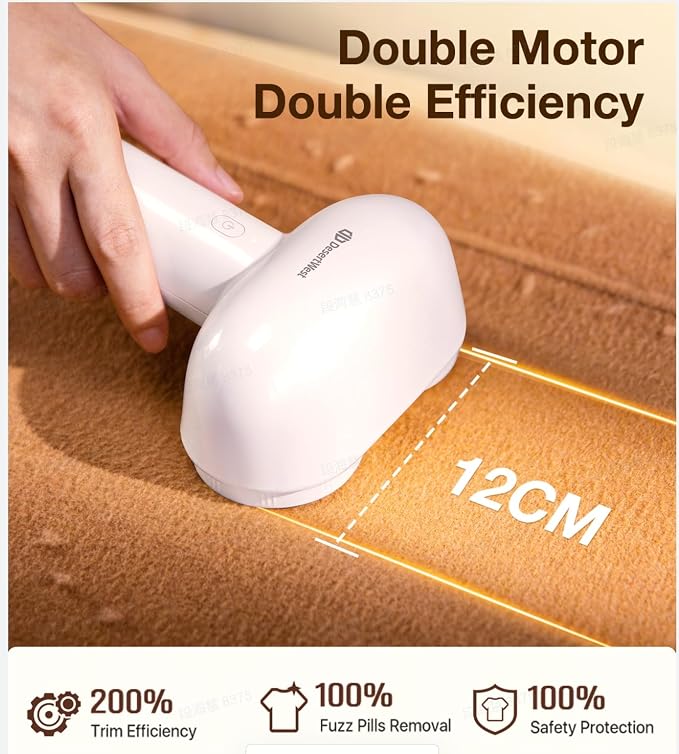 DesertWest Fabric Shaver, 2000mah Rechargable Lint Remover, Lint Shavers to - Image 2