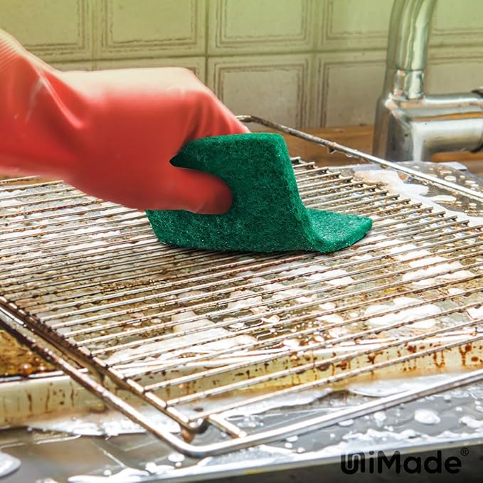 Heavy Duty Scouring Pads, Garage and Outdoors, Reusable Dish Scrubber Pads - Image 5