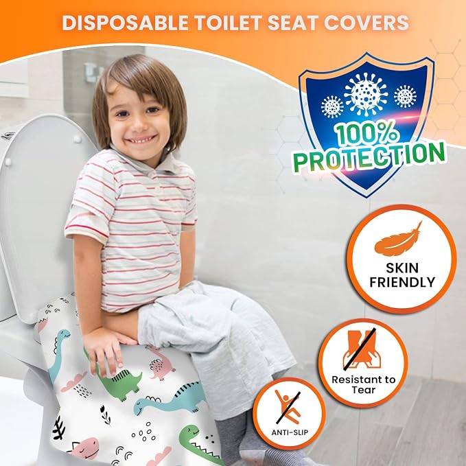 20 Extra Large Toilet Seat Covers Disposable - Image 2