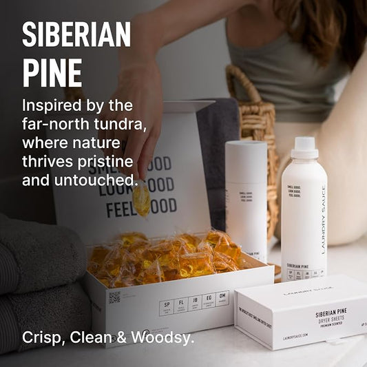 Laundry Sauce - Signature Bundle Siberain Pine, Scented Laundry Detergent Pods - Image 2