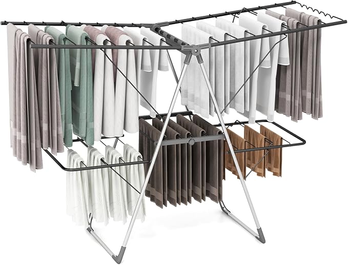 Giantex Clothes Drying Rack, Foldable Laundry Drying Rack by Giantex