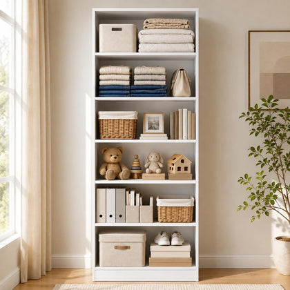 VOWNER 50'' Closet Organizer System with 10 Adjustable Shelves