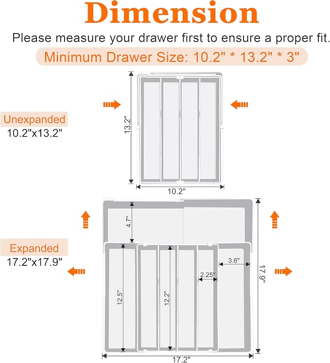 Expandable Large Silverware Organizer - Image 9