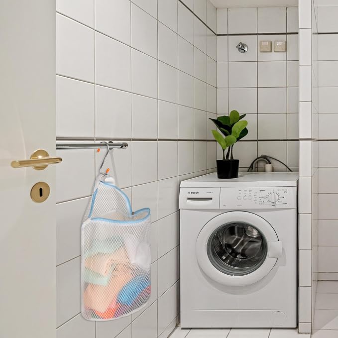 3Pcs Hanging Laundry Bags for Socks - Image 4