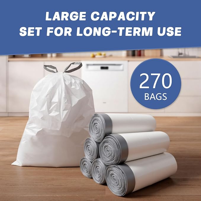 270 Count Heavy-Duty Trash Bags, Compatible - Image 6
