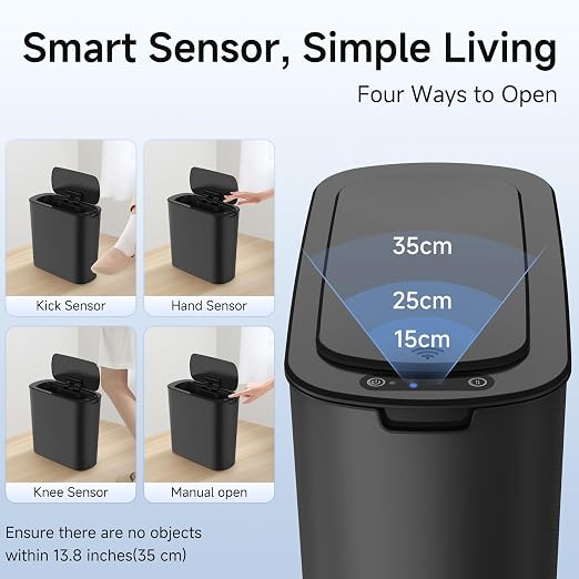 TIPGO Automatic Motion Sensor Bathroom Trash Can - Image 4