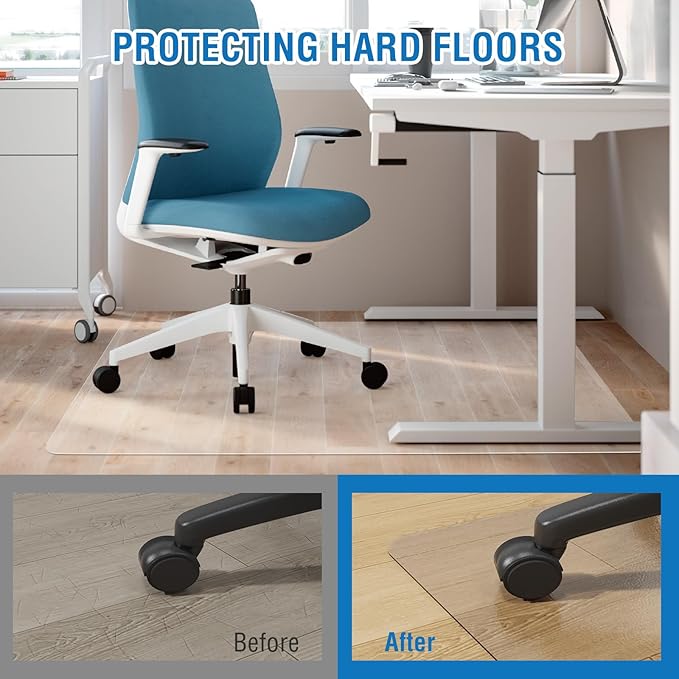 Clear Chair Mat, Floor Protector Desk Mat - Image 5