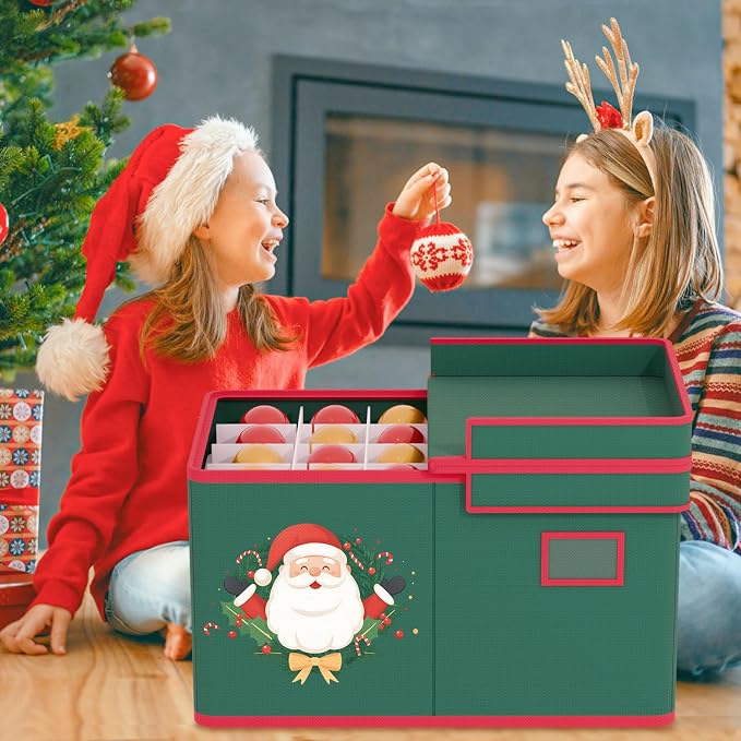 Christmas Ornament Storage Box Christmas Ornament Organizer Storage - Image 6